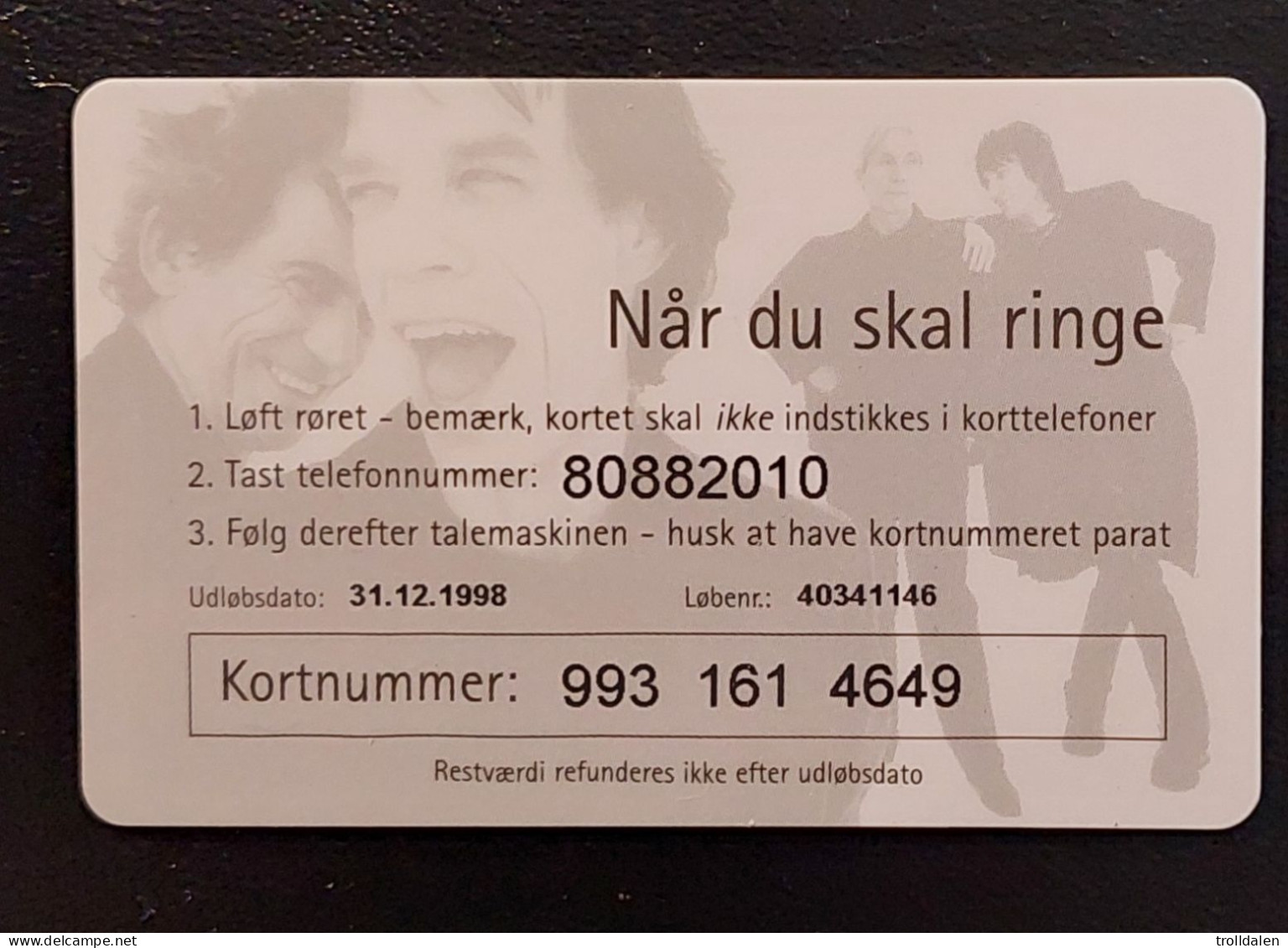 Denmark , Rolling Stones , Copenhagen 29.1.98 - Danimarca