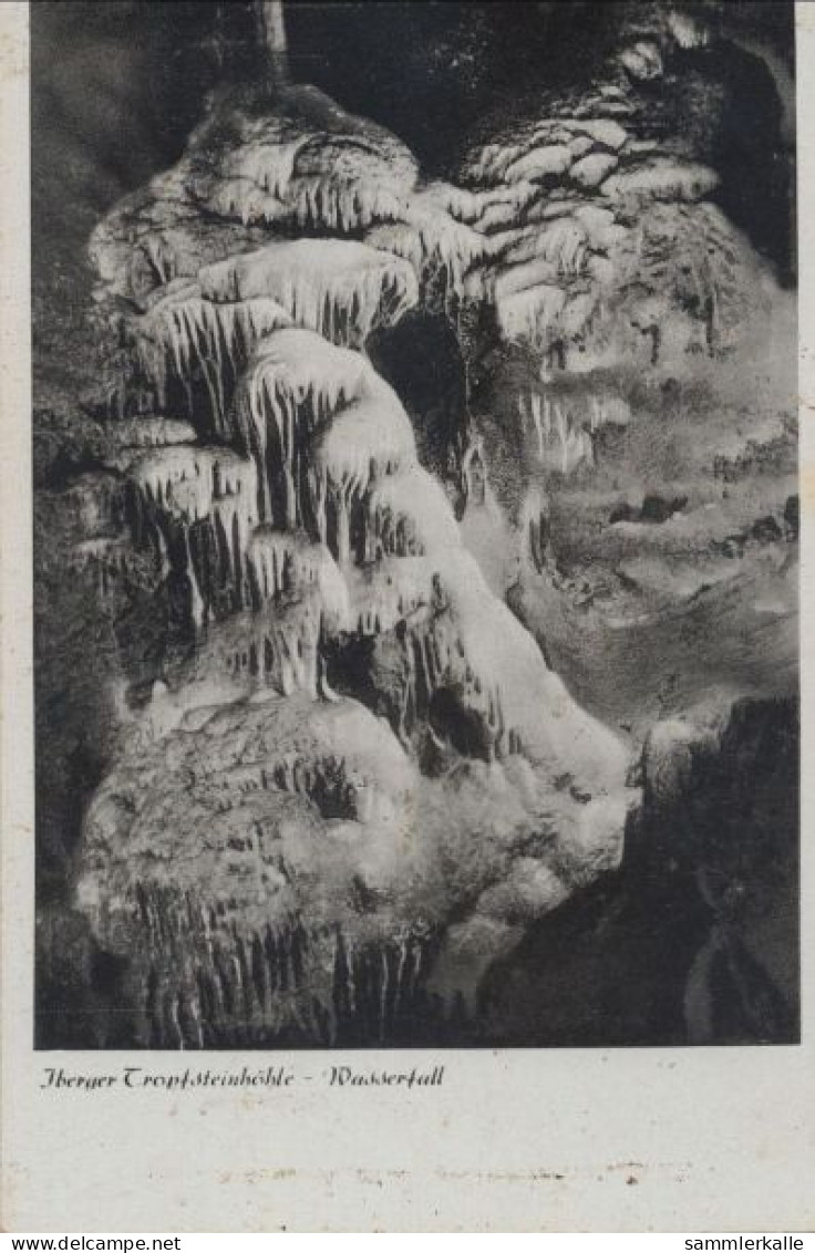 129856 - Bad Grund - Iberger Tropfsteinhöhle - Wasserfall - Bad Grund