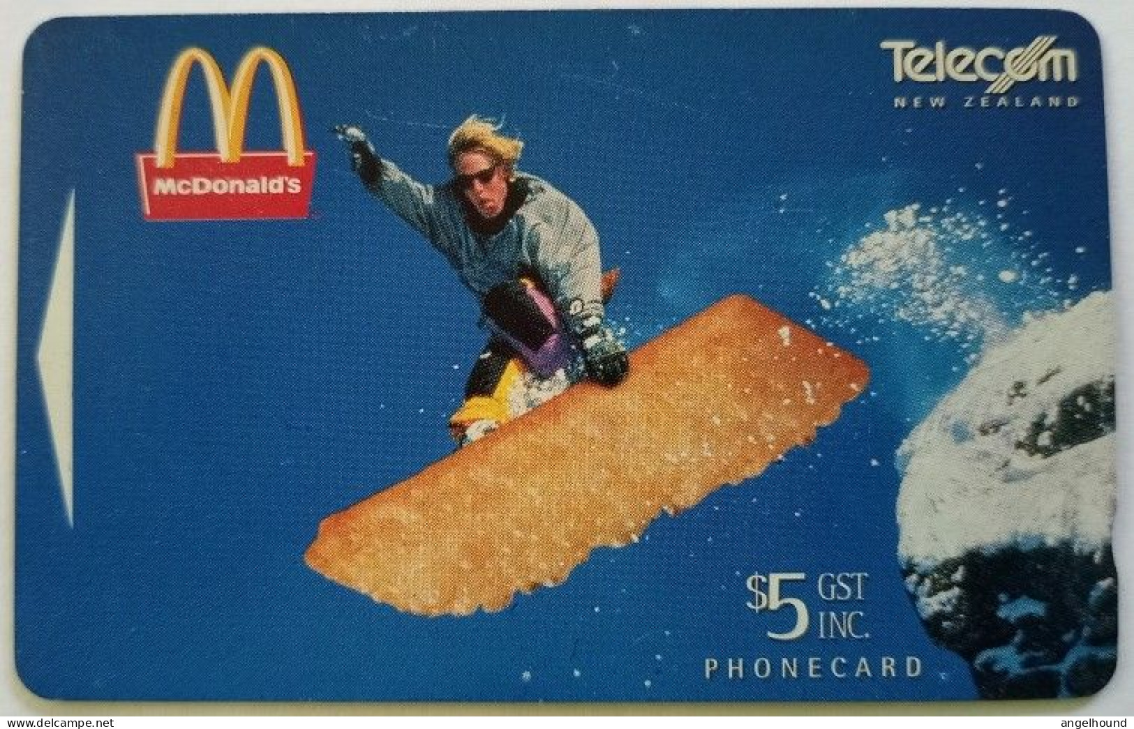 New Zealand $5 GPT 201B - Apple Pie Snowboarder - Nouvelle-Zélande