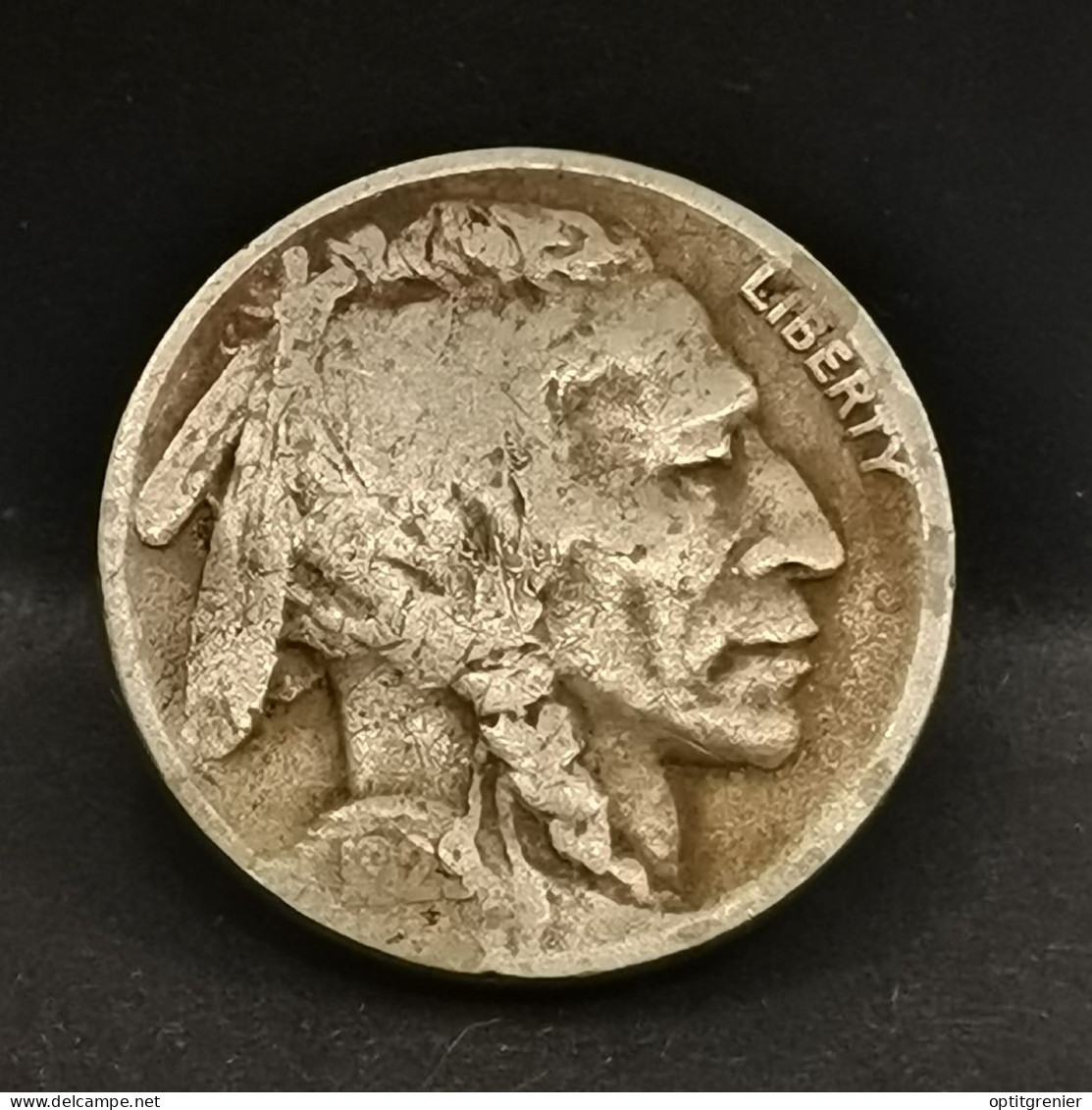 5 CENTS BUFFALO NICKEL 1929 D DENVER USA ( BISON & TETE D'INDIEN ) - 1913-1938: Buffalo