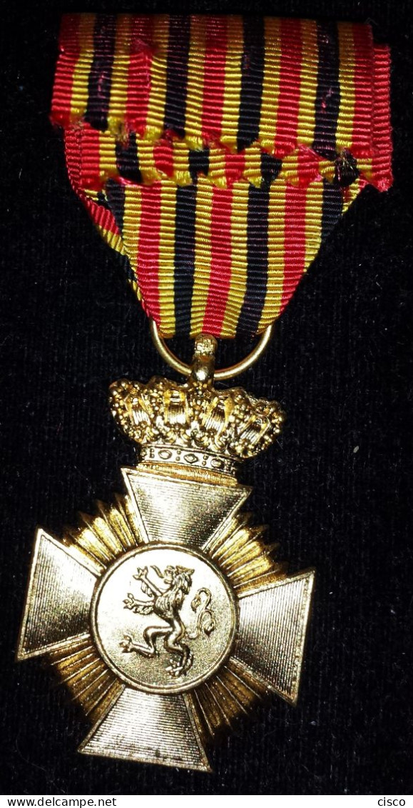 BELGIQUE Médaille Militaire Pour Ancienneté De Service, Après 1951 Bilingue, Lion Au Revers - Belgien