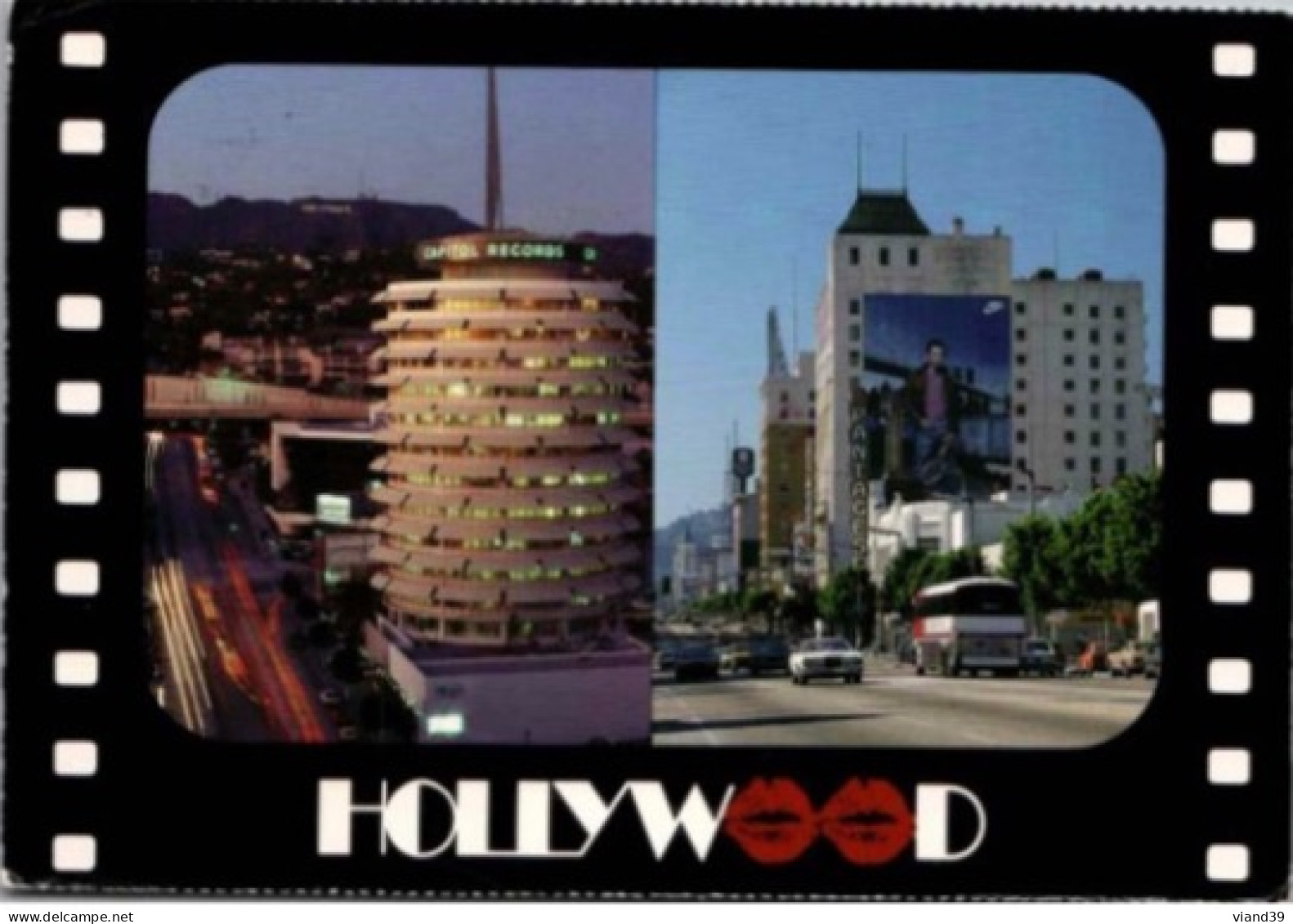 HOLLYWOOD. -  1990.   Timbre. Stamp - Los Angeles