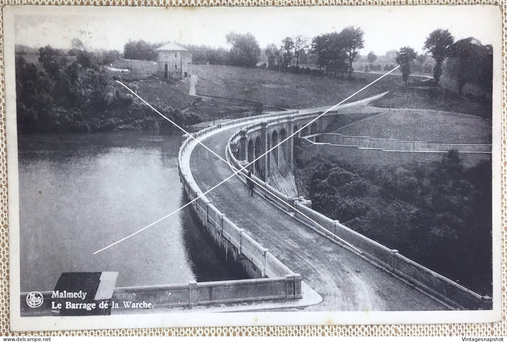 MALMÉDY Le Barrage De La Warche CP Postée En 1939 Photo Cl Melotte - Malmedy