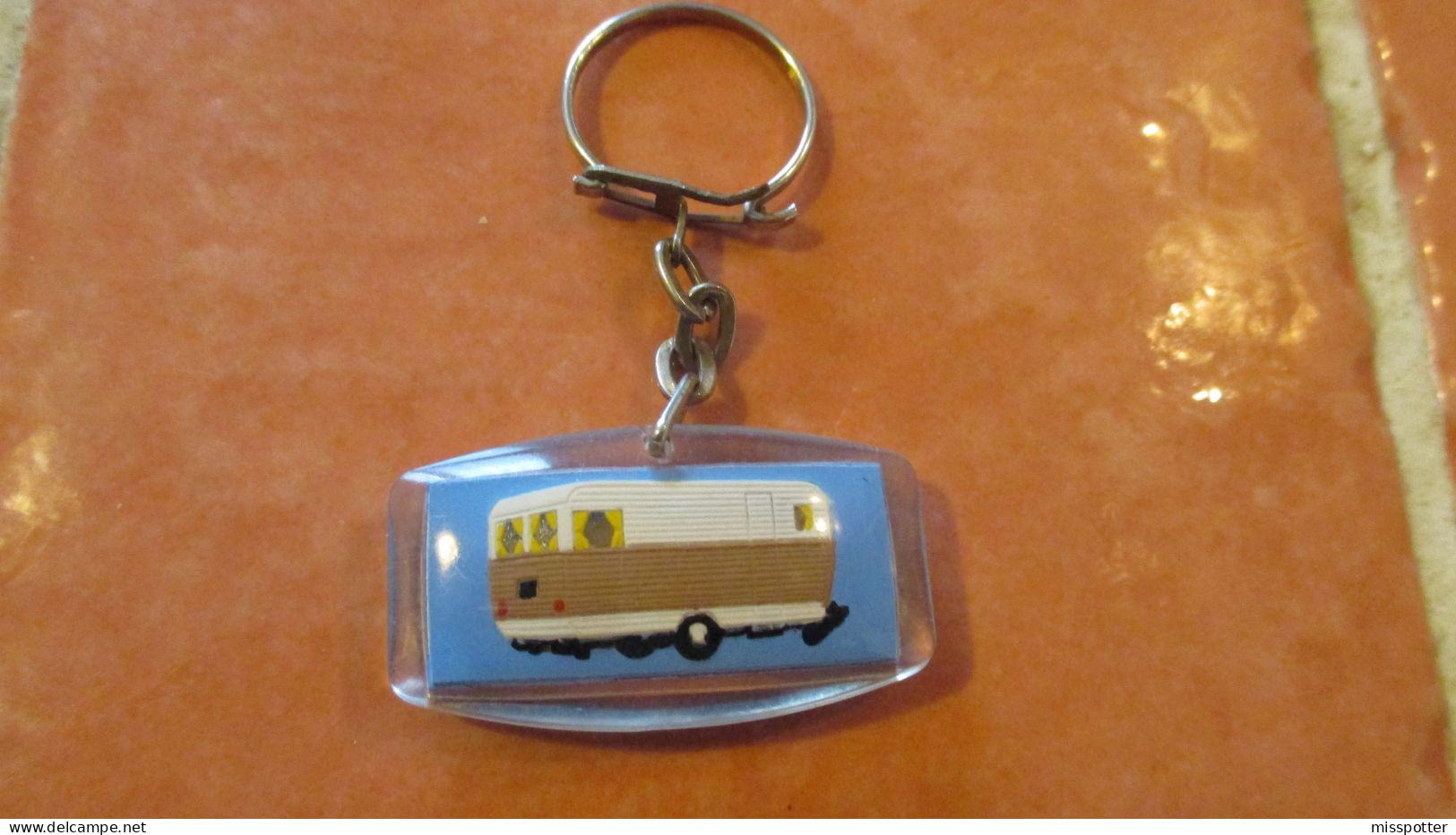 Porte Clé Vintage Caravane Caravelair - Porte-clefs