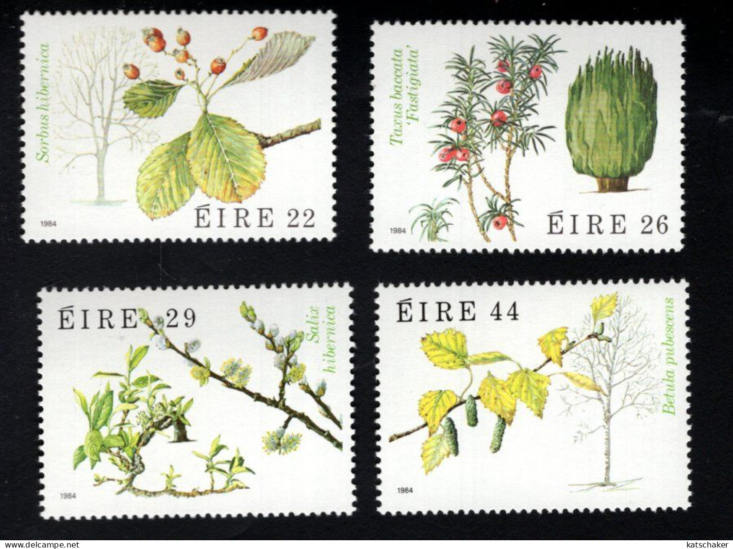 2000287526 1984  SCOTT 585 588 (XX) POSTFRIS  MINT NEVER HINGED -  FLORA - LOCAL TREES - Ongebruikt