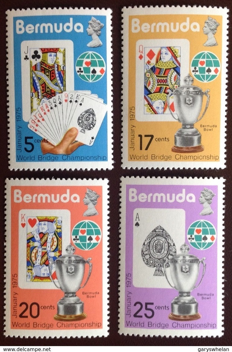 Bermuda 1975 Bridge Championships MNH - Bermuda