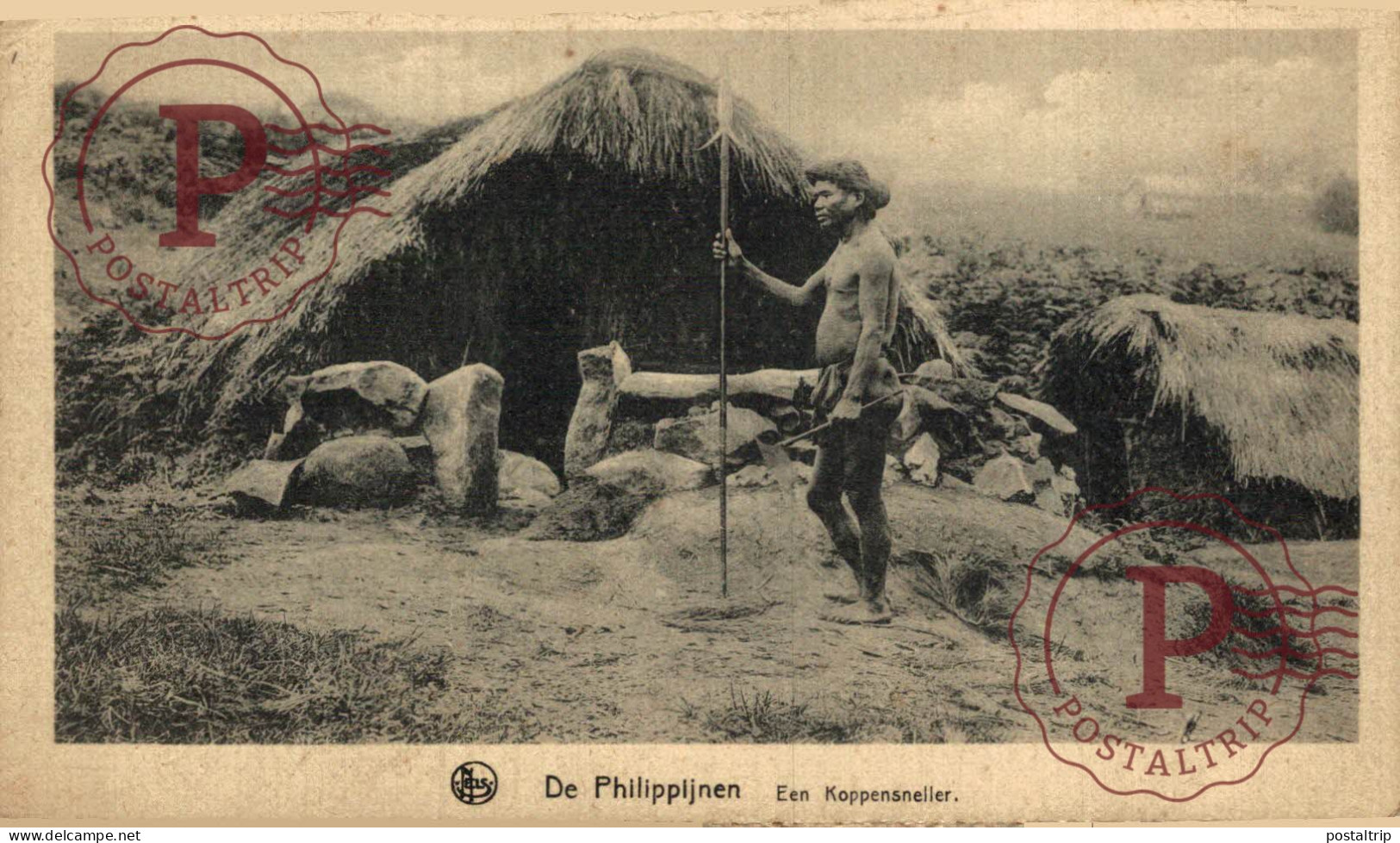 FILIPINAS. PHILIPPINES. PHILIPPIJNEN - Een Koppensneller - Filippine