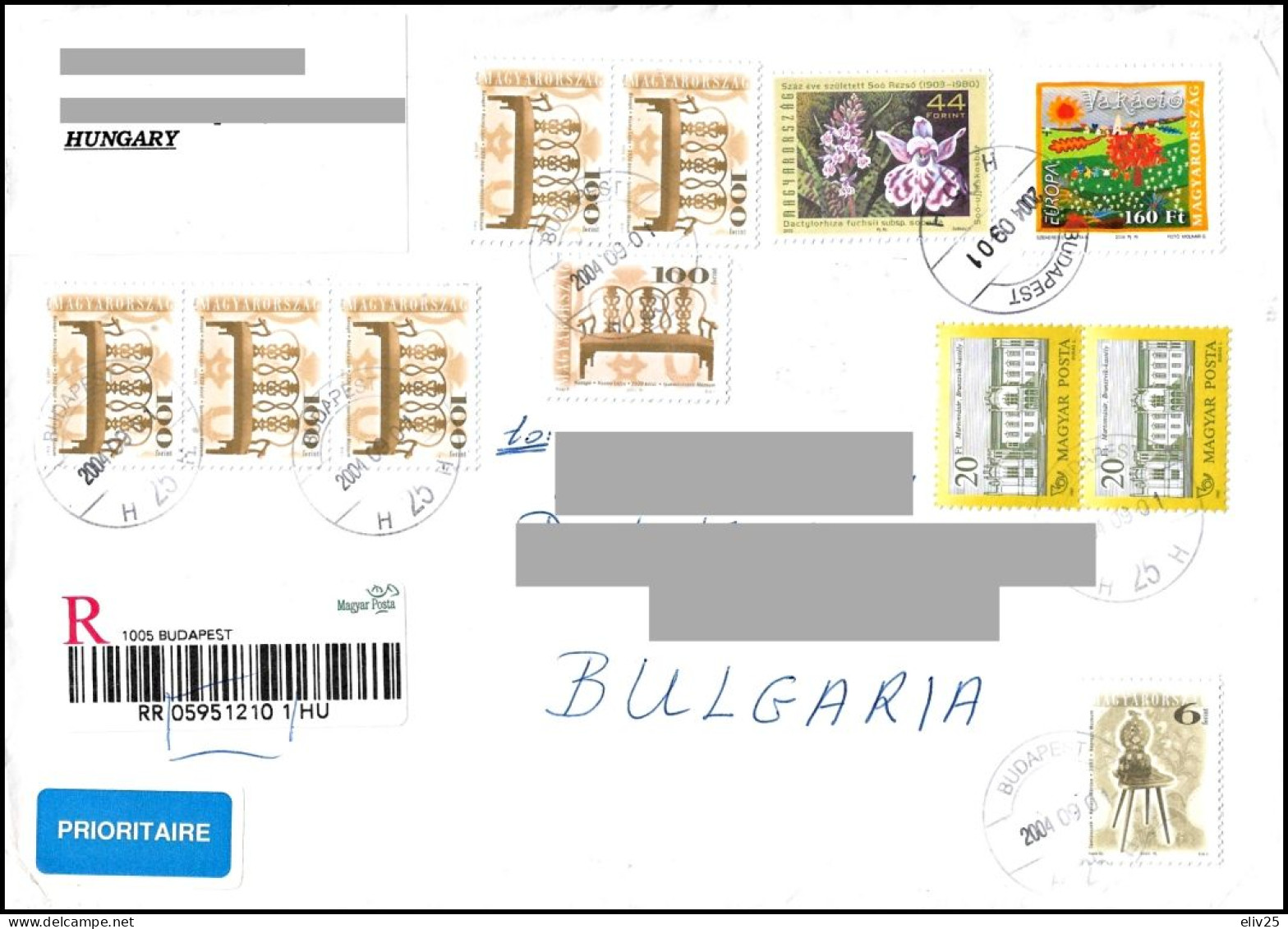 Hungary 2004, Cover To Bulgaria - Covers & Documents