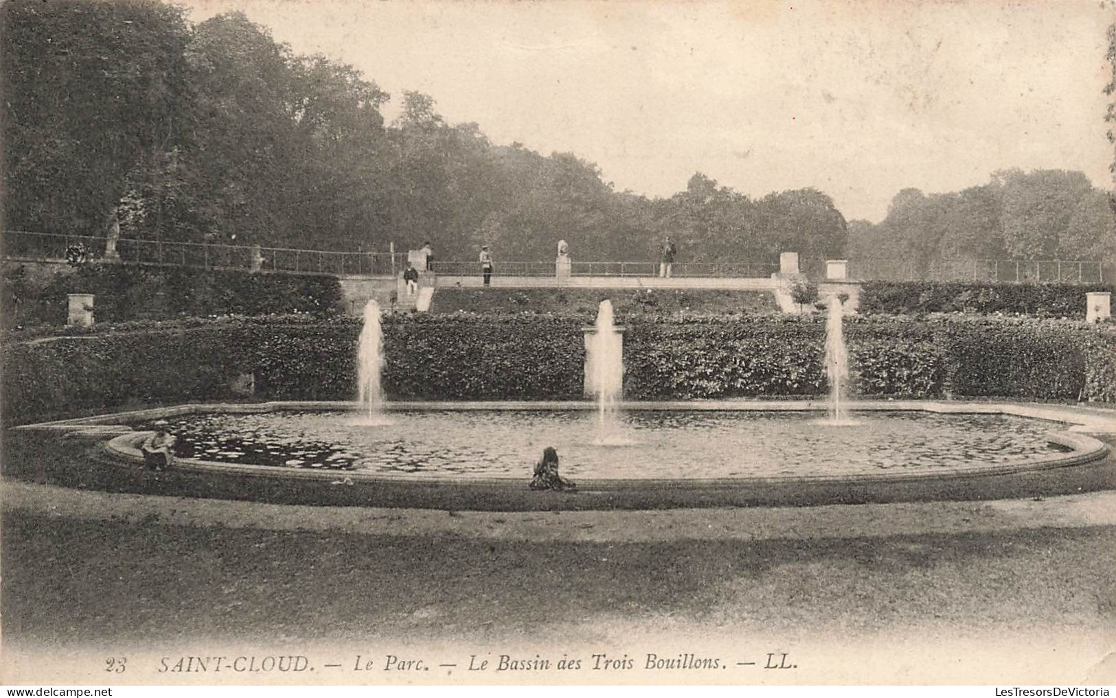 FRANCE - Saint Cloud - Le Parc - Le Bassin Des Trois Bouillons - Carte Postale Ancienne - Saint Cloud