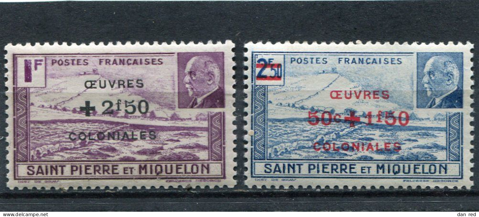 SAINT-PIERRE ET MIQUELON N° 312 Et 313 ** (Y&T) (Neuf) - Unused Stamps