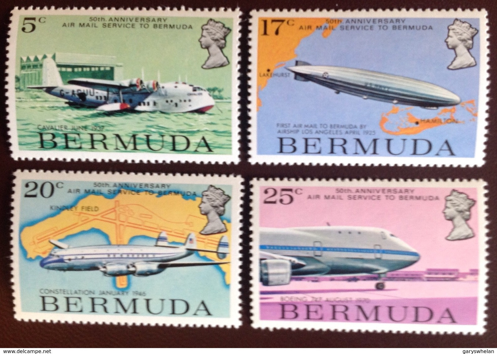 Bermuda 1975 Airmail Service Aircraft MNH - Bermuda