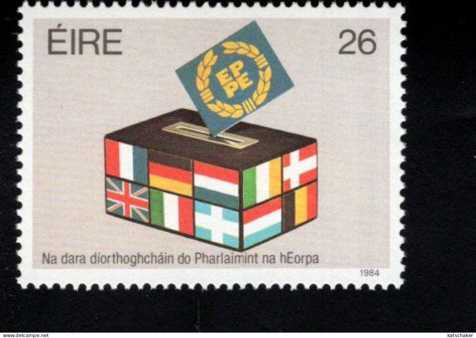 2000288636 1984  SCOTT 591 (XX) POSTFRIS  MINT NEVER HINGED -  2ND EUROPEAN PARLIAMENT ELECTION - Unused Stamps