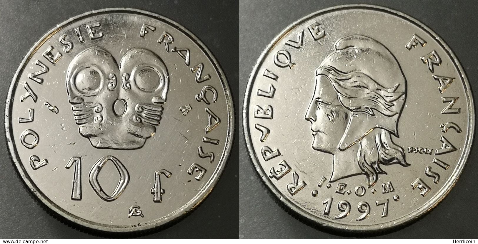 Monnaie Polynésie Française - 1997  - 10 Francs IEOM - Polynésie Française