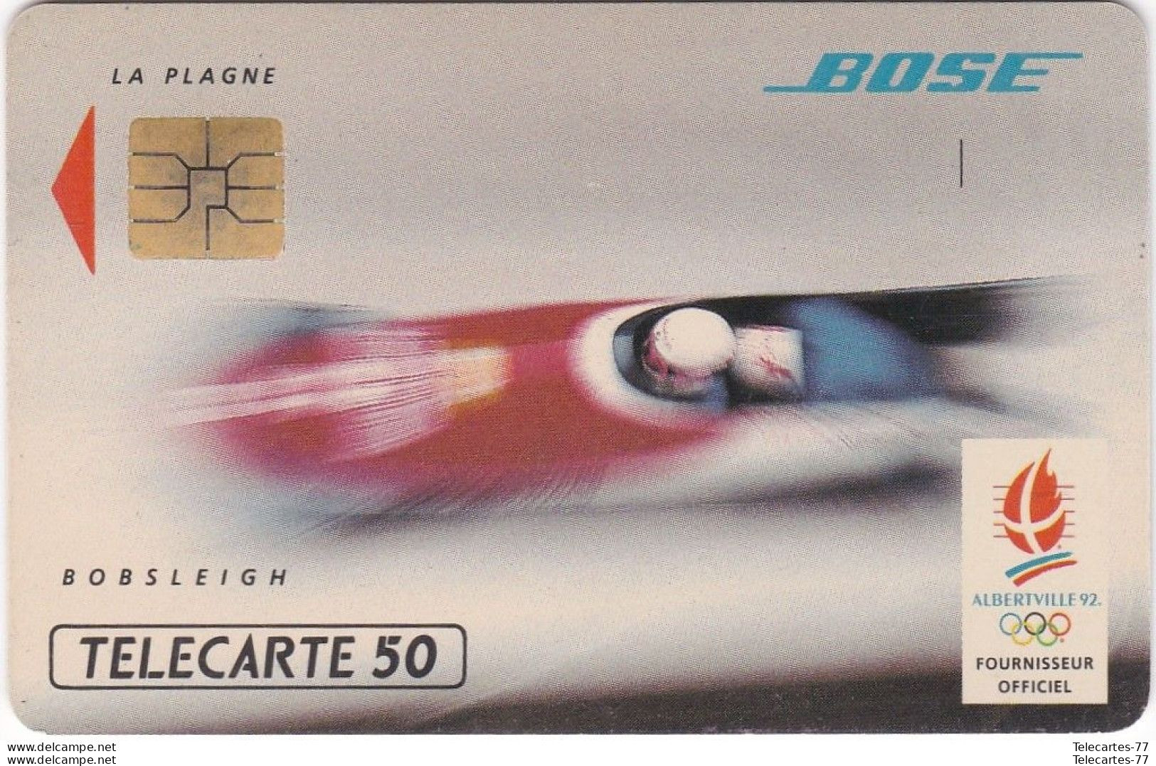 F218-BOSE-BOBSLEIGH-50u-SO3-12/91 - 1991