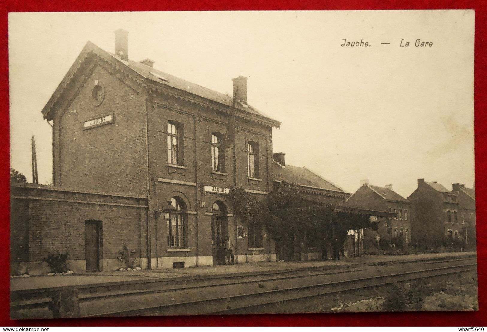 CPA Jauche, La Gare - Orp-Jauche