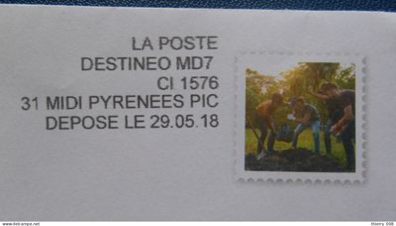 051 Enveloppes Prêt à Poster PAP Pseudo Pap Plantation D'un Arbre - Private Stationery