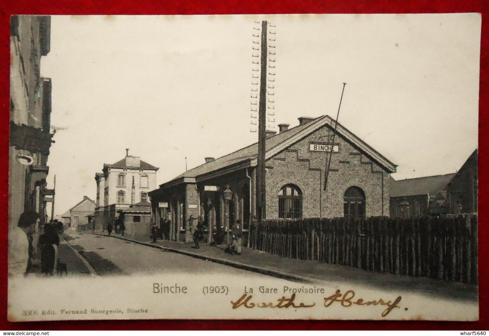 CPA 1903 Binche - La Gare Provisoire - Binche