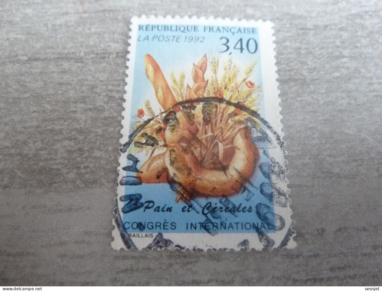 Congrès International Des Céréales Et Du Pain - 3f.40 - Yt 2757 - Multicolore - Oblitéré - Année 1992 - - Gebraucht