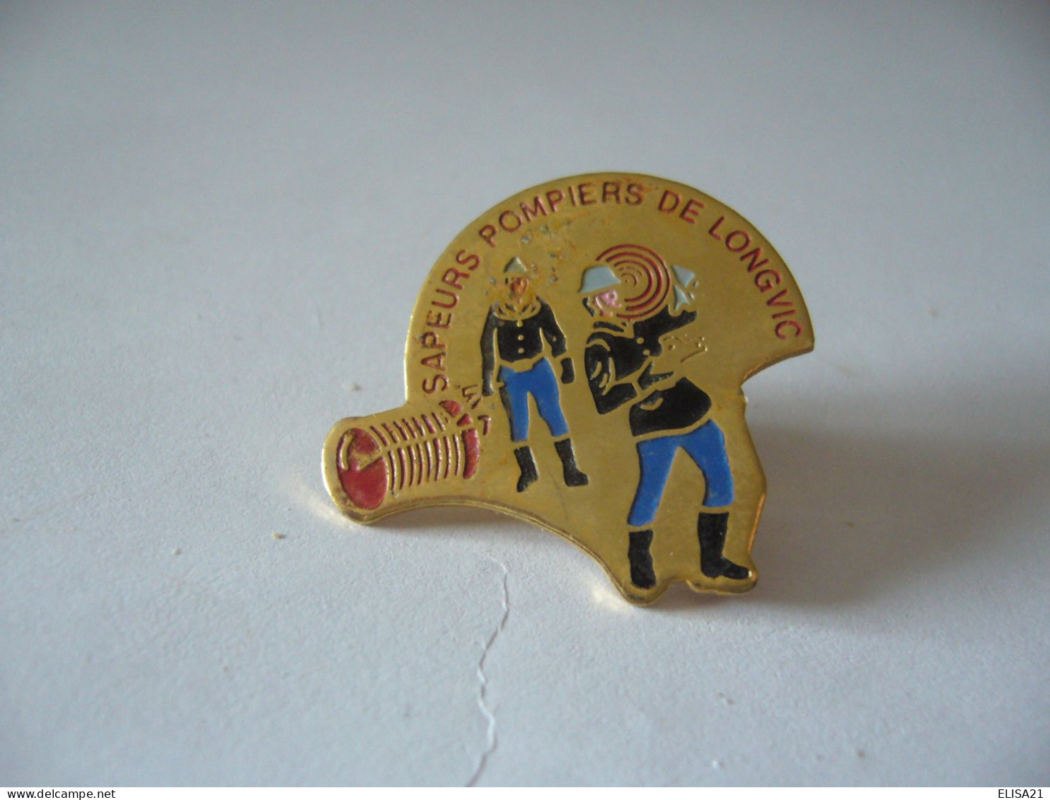 PIN'S PINS PIN PIN’s ピンバッジ SAPEURS POMPIERS DE LONGVIC 21 COTE D'OR - Pompiers