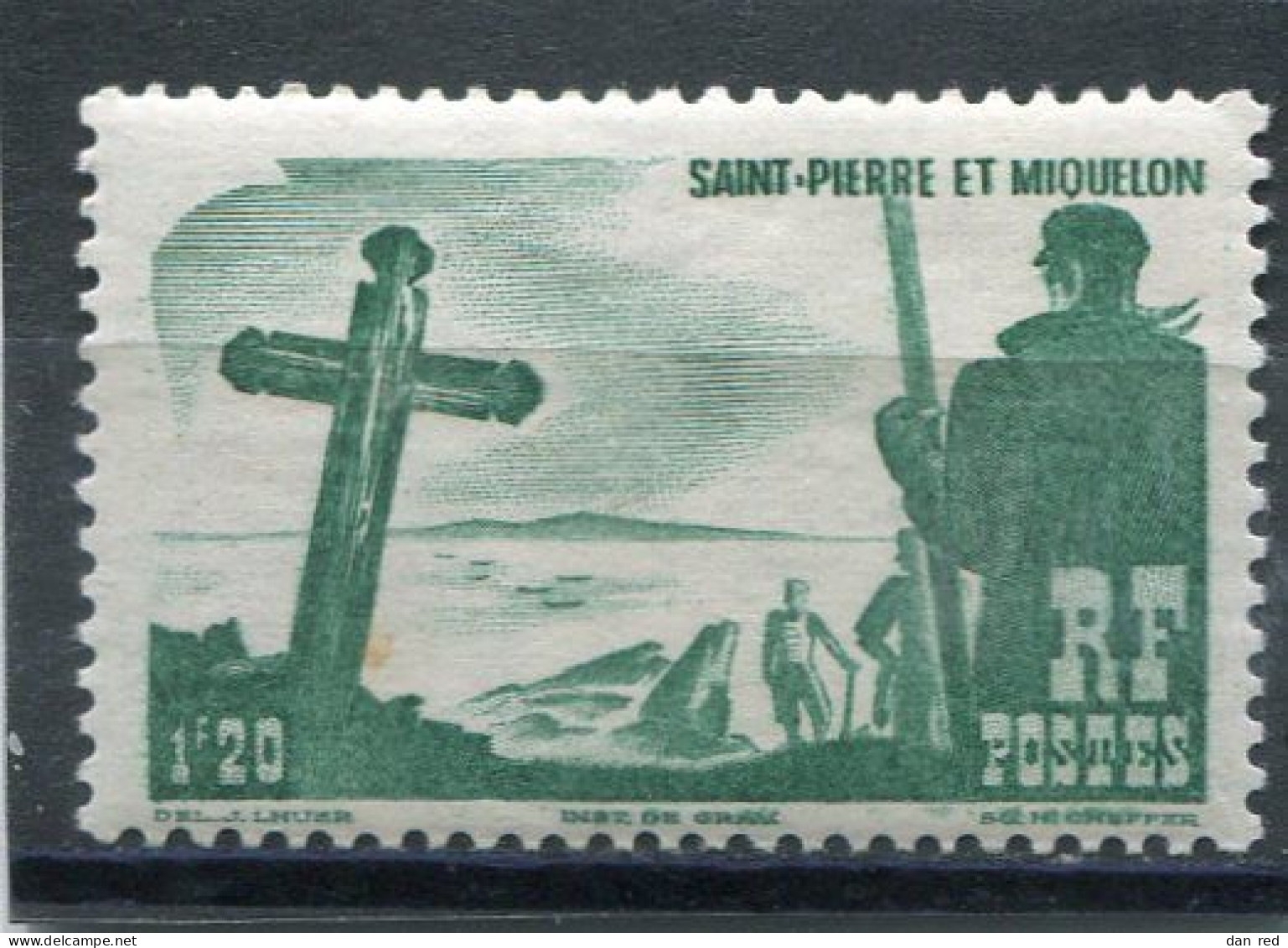 SAINT-PIERRE ET MIQUELON N° 332 ** (Y&T) (Neuf) - Unused Stamps