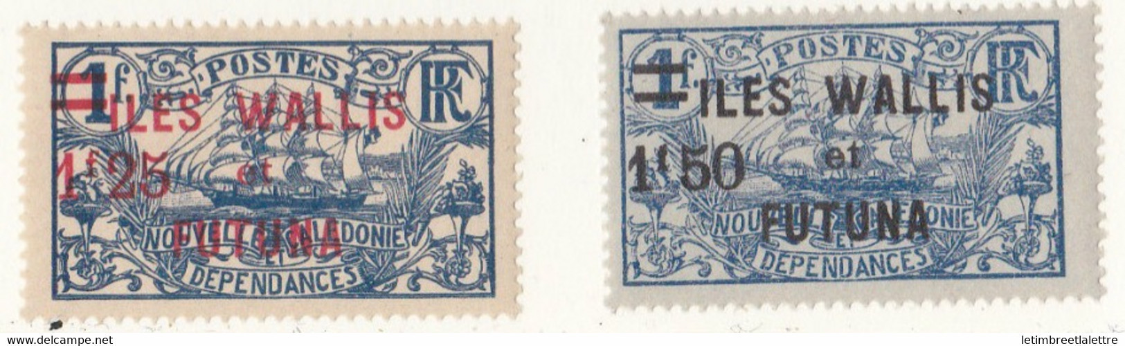 Wallis Et Futuna - YT N° 35 Et 36 ** - Neuf Sans Charnière - 1924 / 1927 - Nuovi
