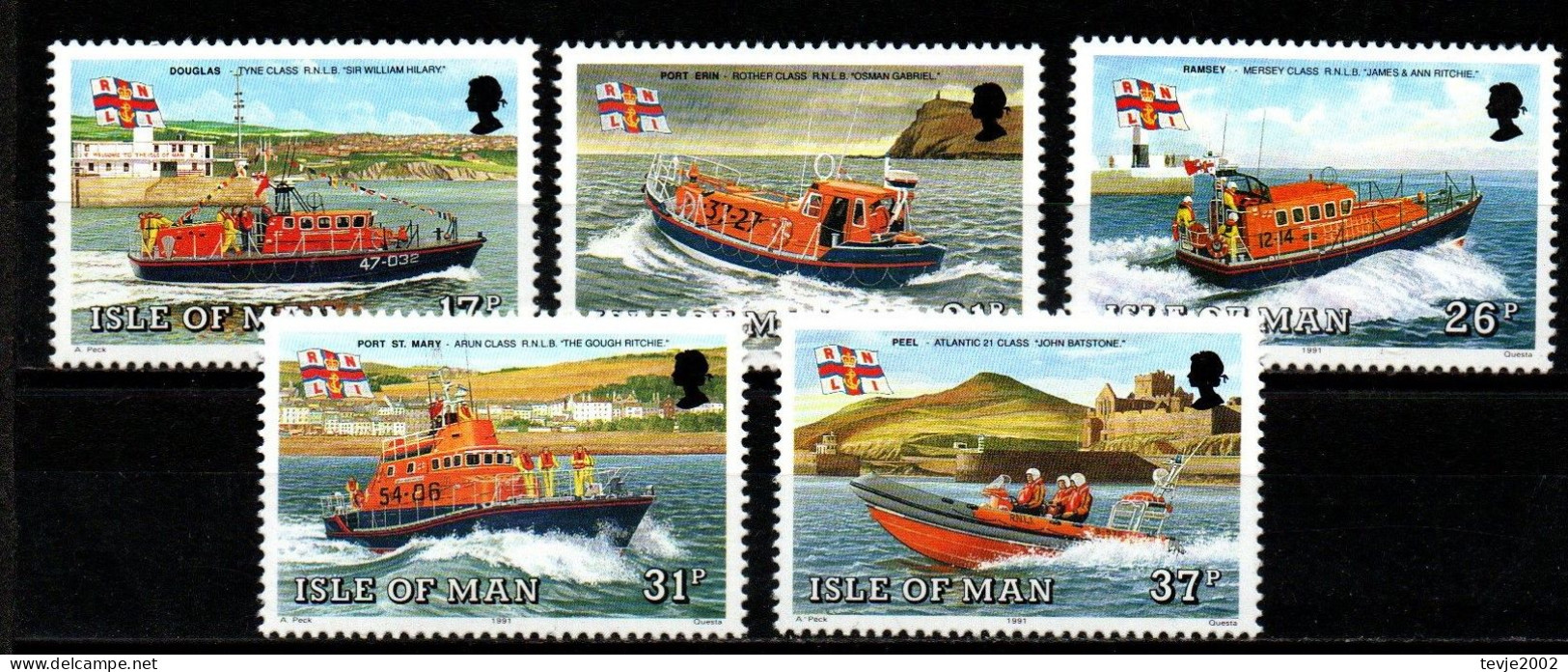 Isle Of Man 1991 - Mi.Nr. 459 - 463 - Postfrisch MNH - Schiffe Ships - Bateaux