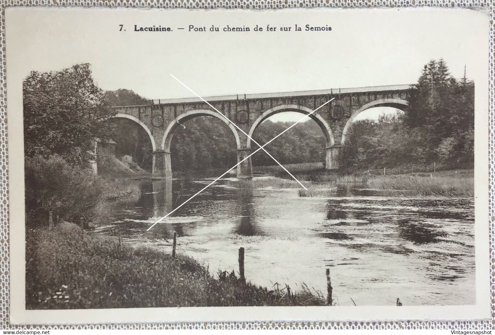 LACUISINE Pont Du Chemin De Fer Sur La SEMOIS CP Desaix - Florenville