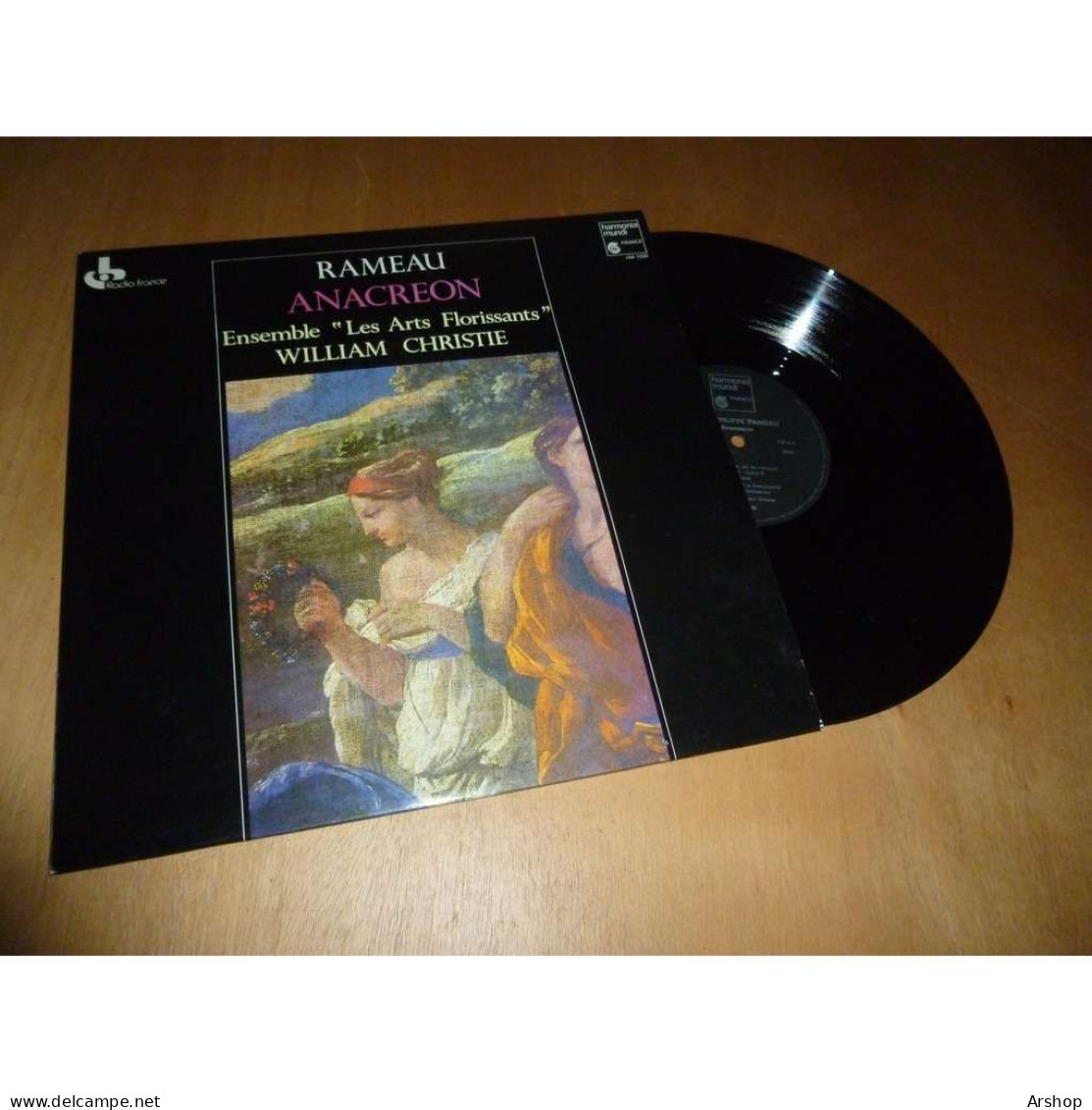 LES ARTS FLORISSANTS / WILLIAM CHRISTIE Anacreon RAMEAU - HARMONIA MUNDI HM 1090 - 1982 - Classica