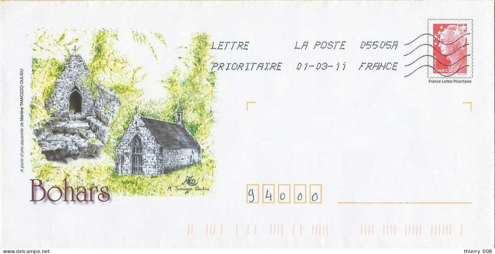 079 - PAP  Beaujard   Bohars  Finistere  29  Eglise Et Chapelle - Listos Para Enviar: Transplantes/Beaujard