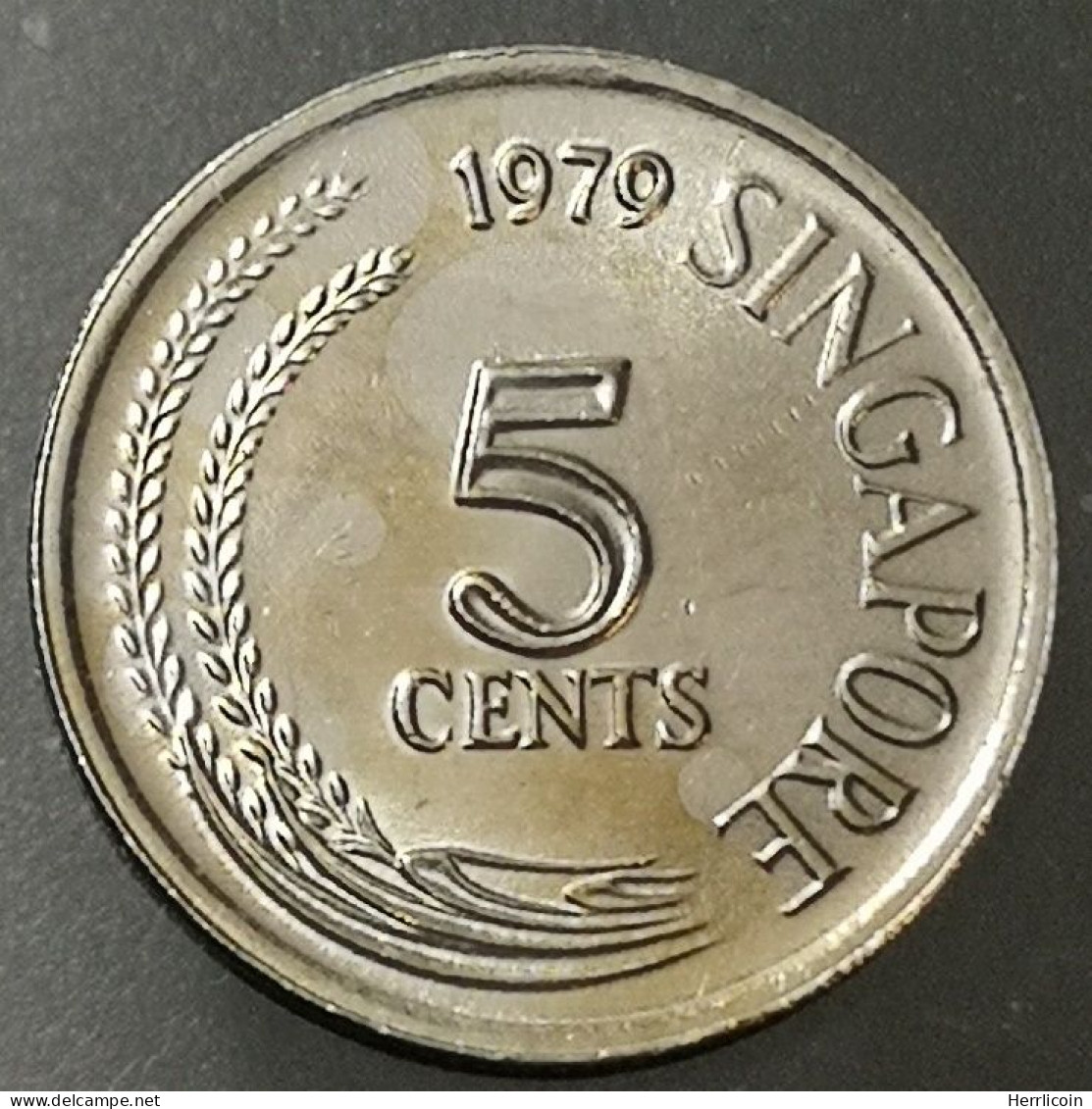 Monnaie Singapour - 1979 - 5 Cents - Singapur