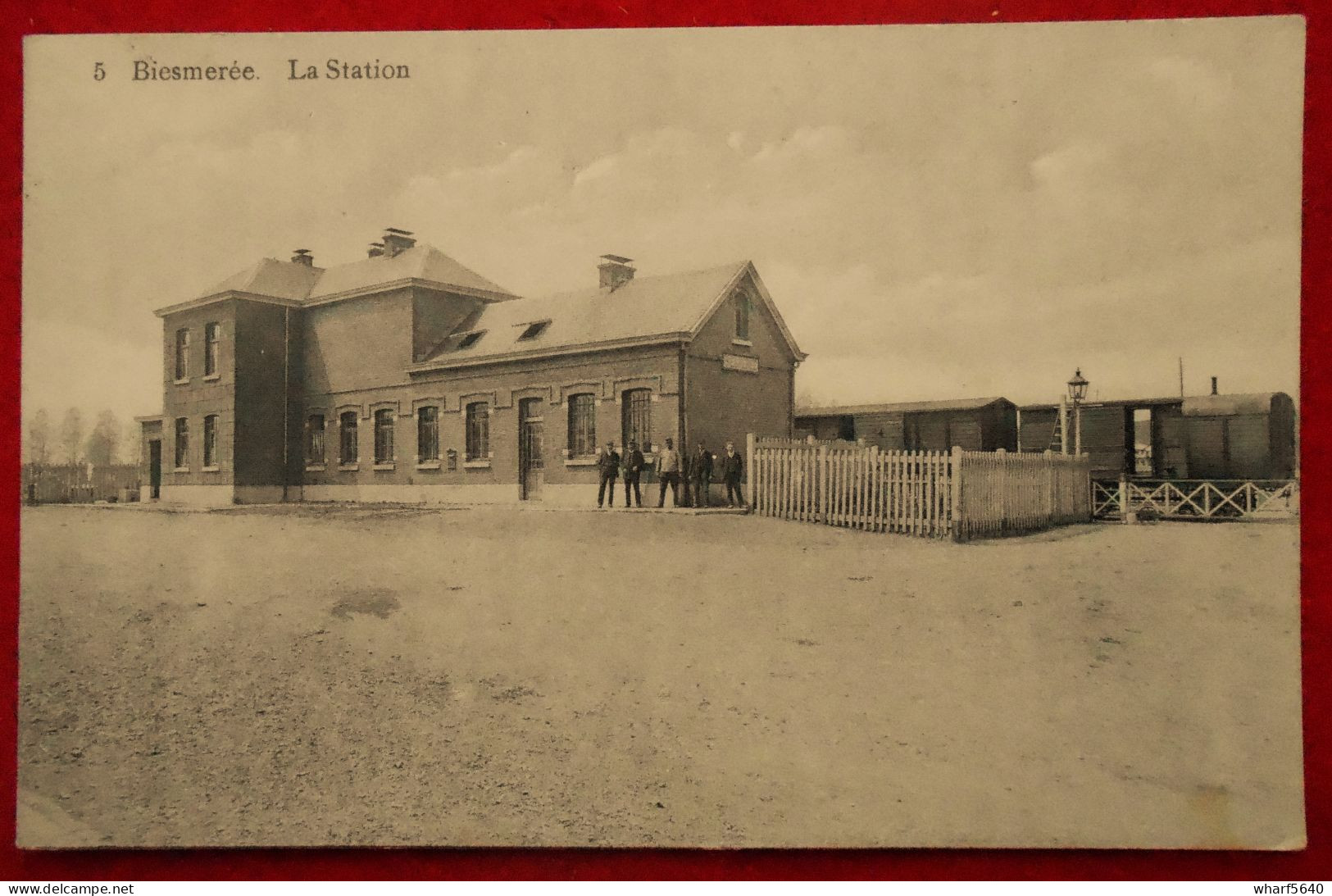 CPA Biesmerée, La Station / Gare - Mettet