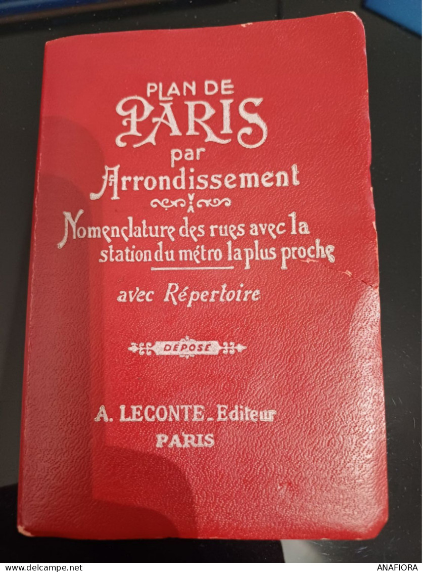 PLAN DE PARIS PAR ARRONDISSEMENT 1953 - Wegenkaarten