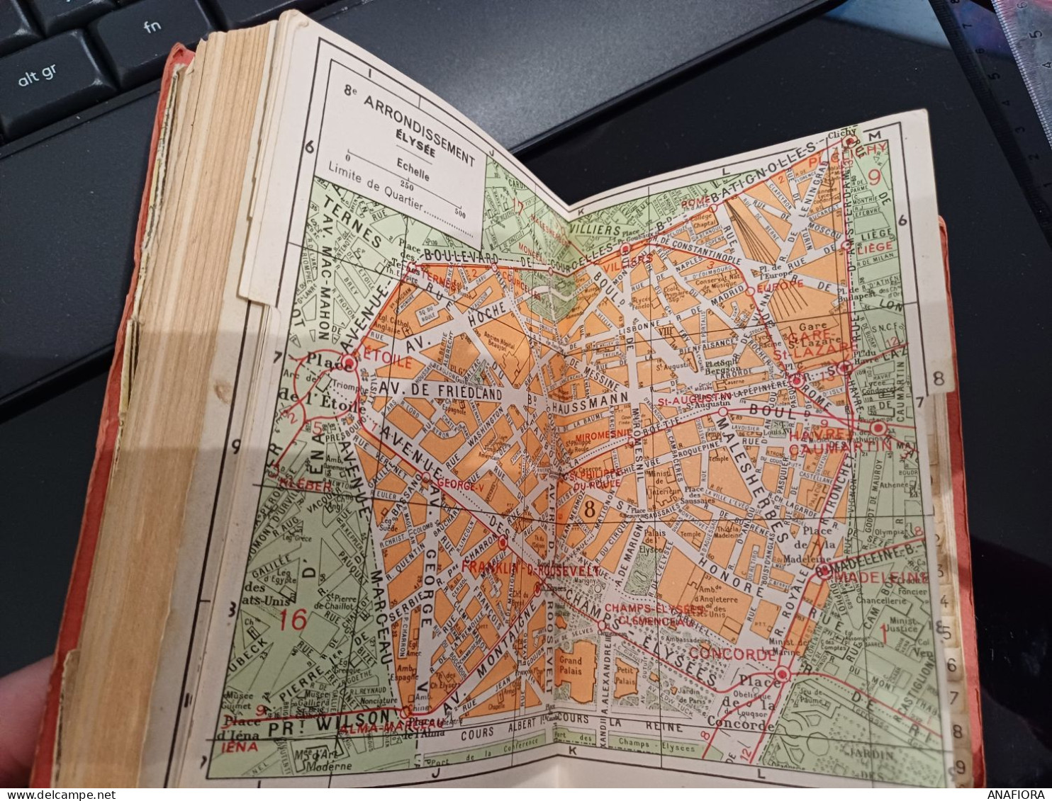 PLAN DE PARIS PAR ARRONDISSEMENT 1953 - Callejero