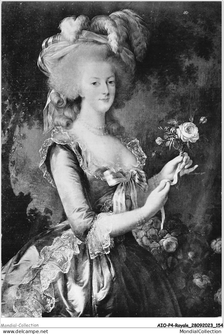 AIOP4-ROYALE-0375 - Vigée Lebrun - La Reine Marie-Antoinette - Généalogie