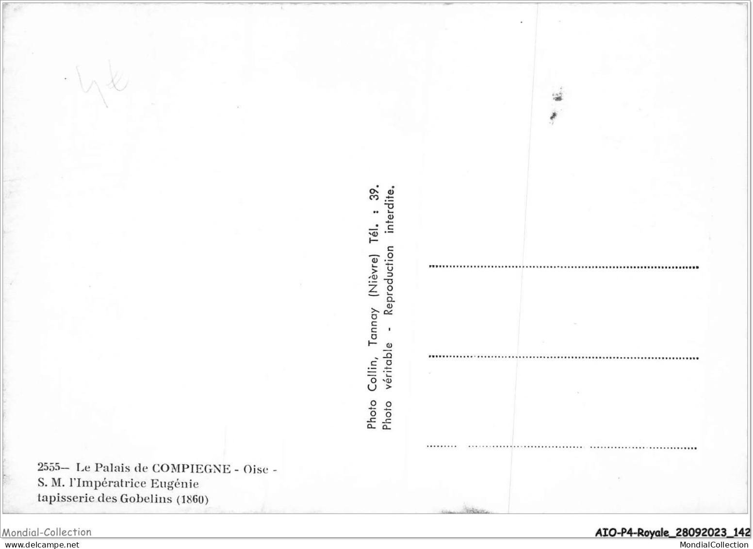 AIOP4-ROYALE-0369 - S M L'impératrice Eugénie - Genealogie