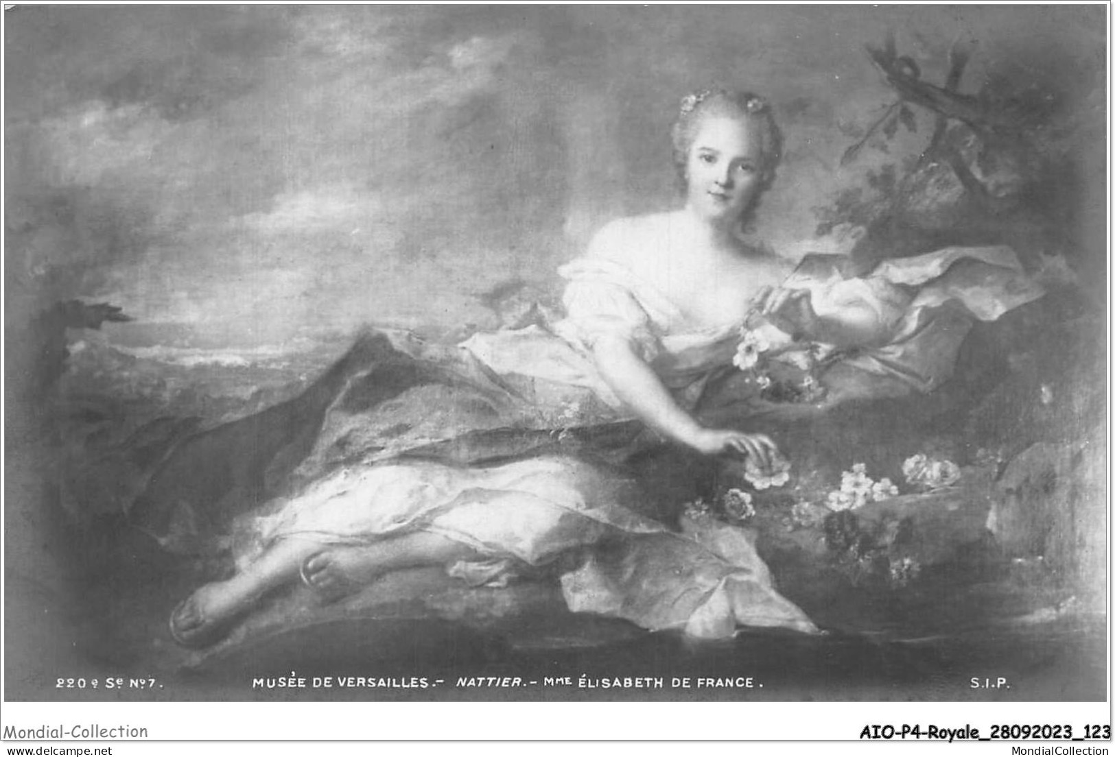 AIOP4-ROYALE-0360 - Musée De Versailles - Nattier - Mme Elisabeth De France - Genealogy