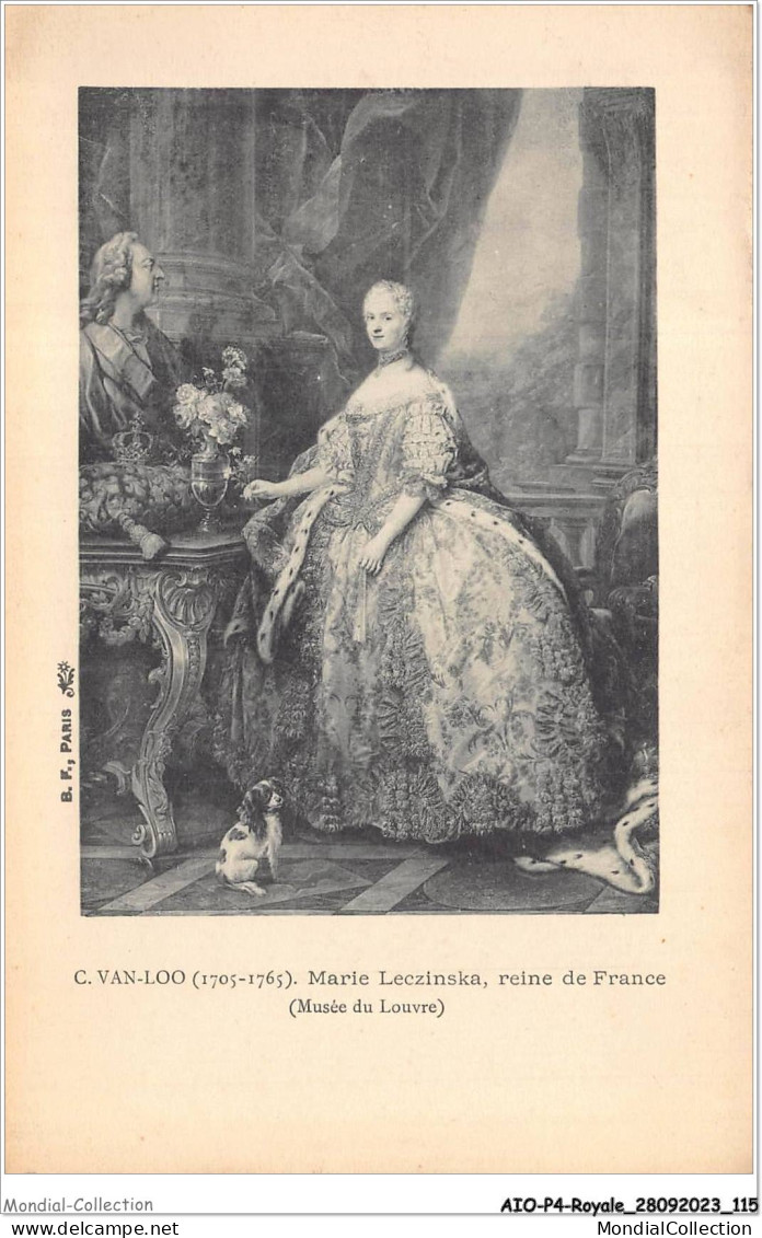 AIOP4-ROYALE-0356 - Van-loo - Marie Leczinska - Reine De France - Genealogie