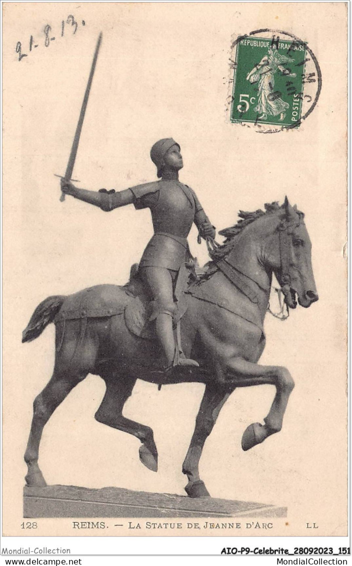 AIOP9-CELEBRITE-0895 - Reims - La Statue De Jeanne D'Arc  - Historische Persönlichkeiten