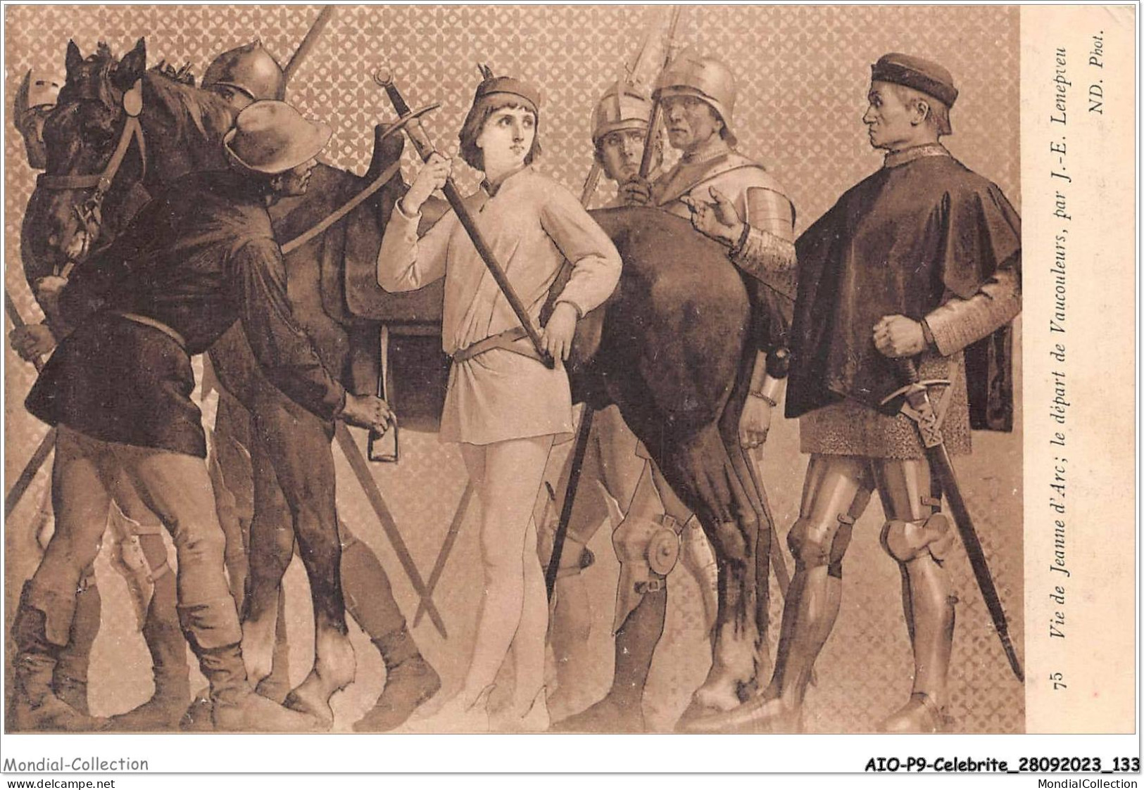 AIOP9-CELEBRITE-0886 - Vie De Jeanne D'Arc - Le Départ De Vaucouleurs - Historische Persönlichkeiten