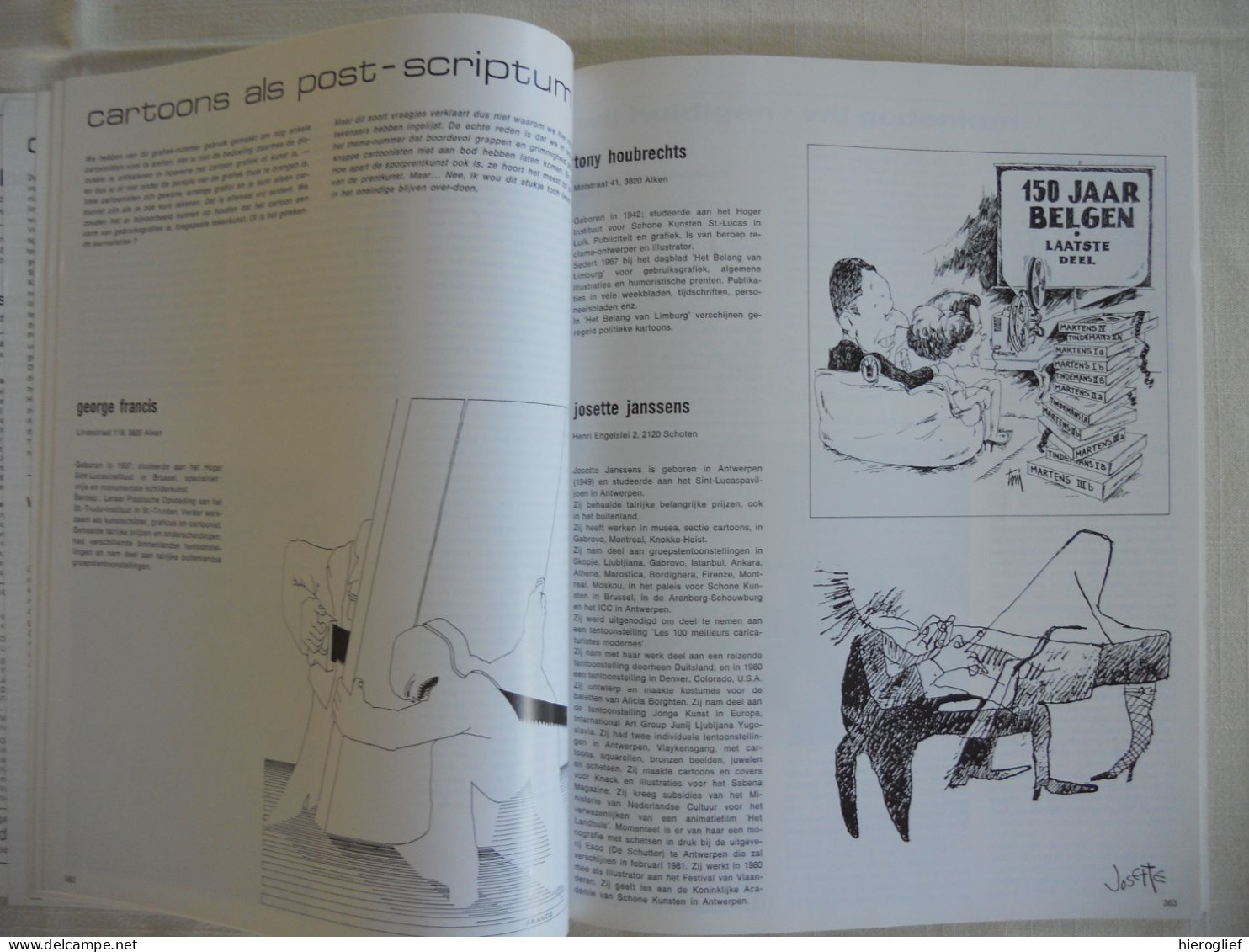 aspecten van de actuele grafiek in Vlaanderen - olv Karel van Deuren - themanr 179 tijdschrift VLAANDEREN tekening teken