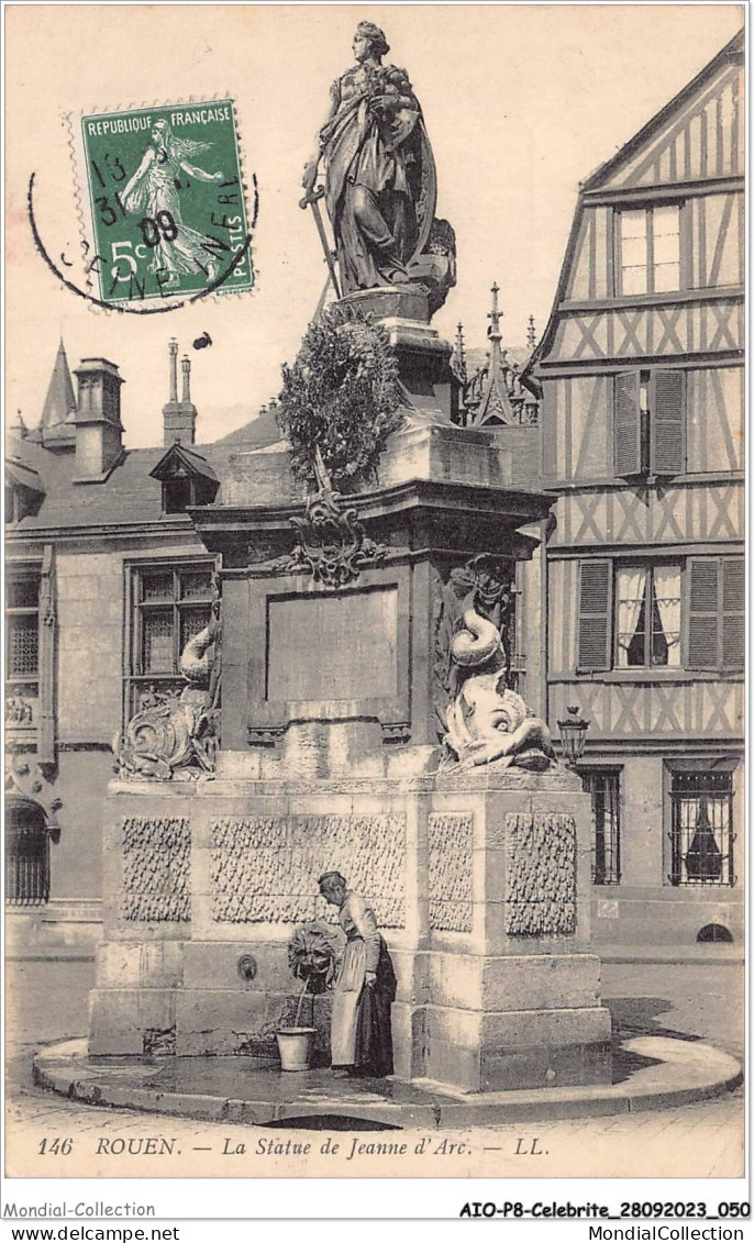 AIOP8-CELEBRITE-0733 - Rouen - La Statue De Jeanne D'Arc - Historische Persönlichkeiten