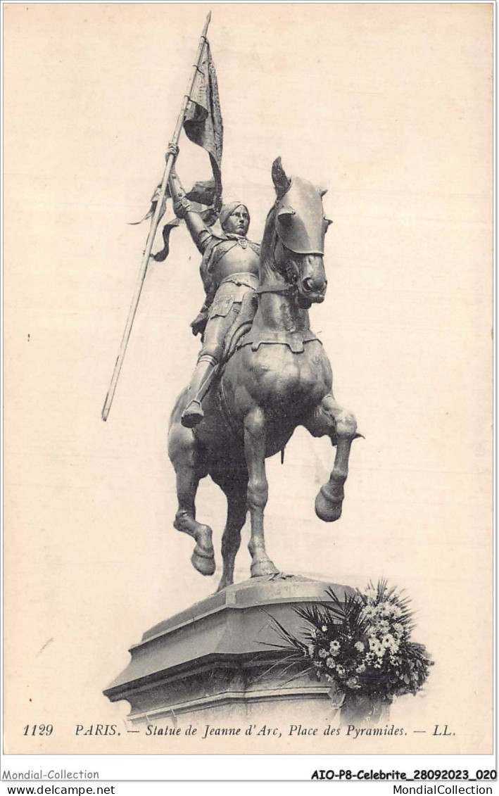 AIOP8-CELEBRITE-0718 - Paris - Statue De Jeanne D'Arc - Place Des Pyramides - Historische Persönlichkeiten