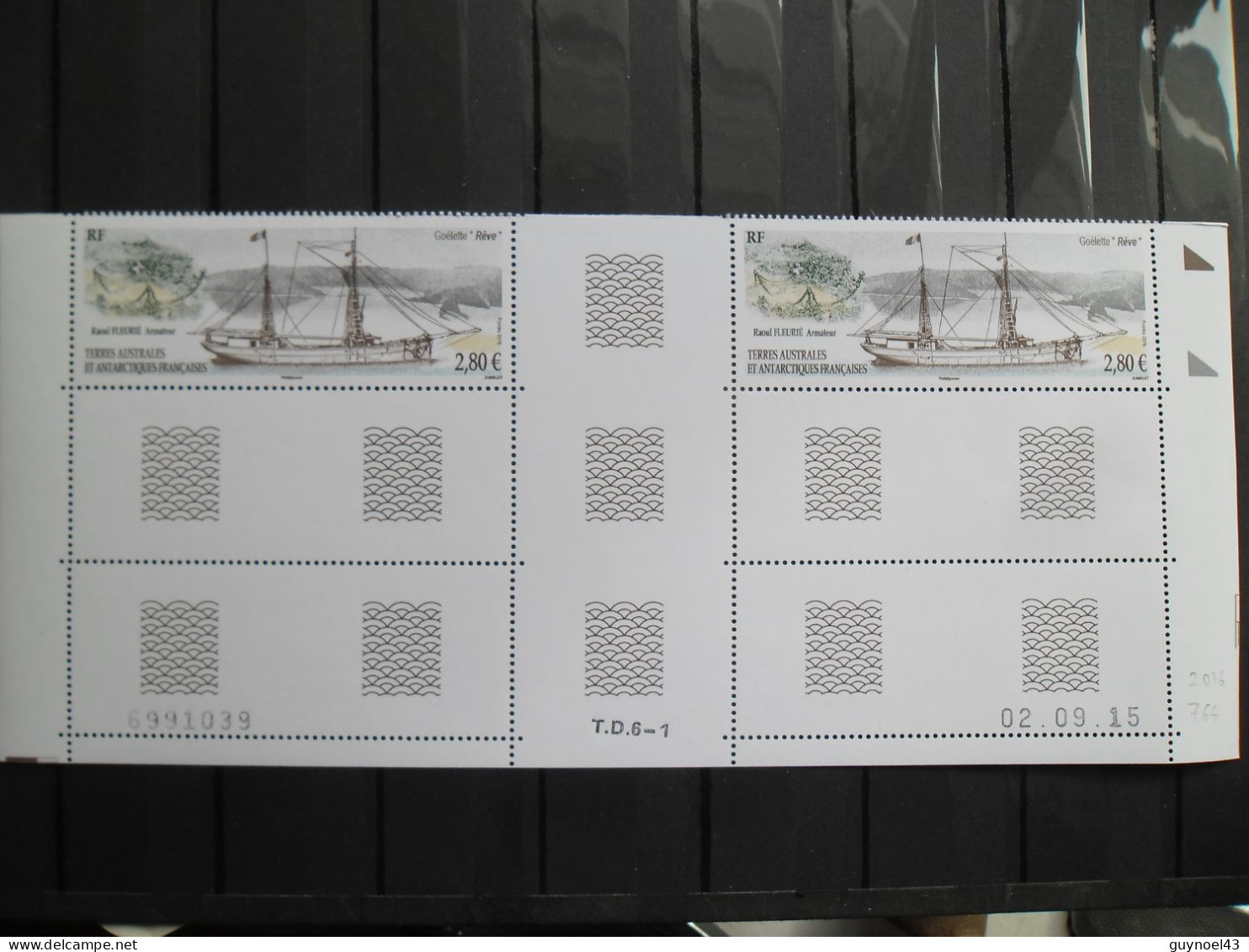 2016 Y/T 764 Daté 02-09-2015 " Goélette " Neuf*** - Unused Stamps