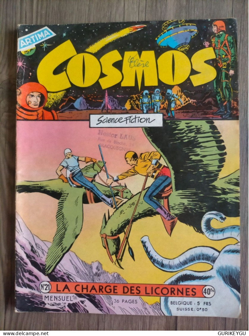Bd Atome KID COSMOS N° 21 ARTIMA 1958 Science Fiction RAY COMET BIEN - Arédit & Artima