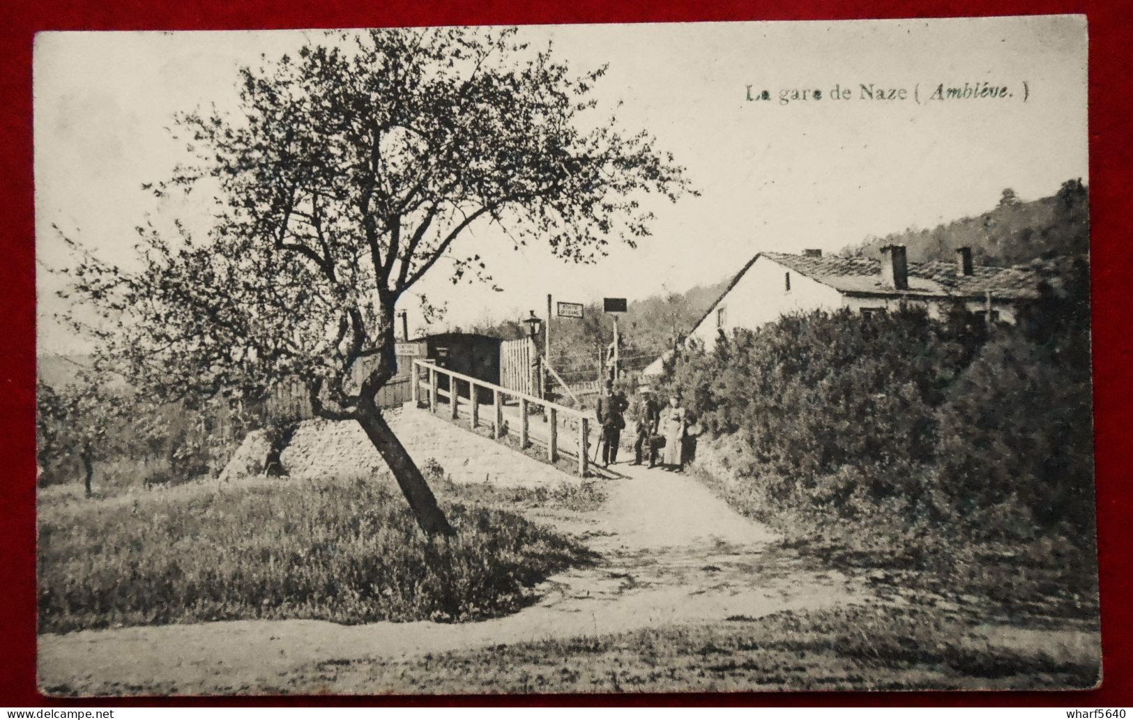 CPA 1911  La Gare De Naze (Amblève). Stoumont - Stoumont