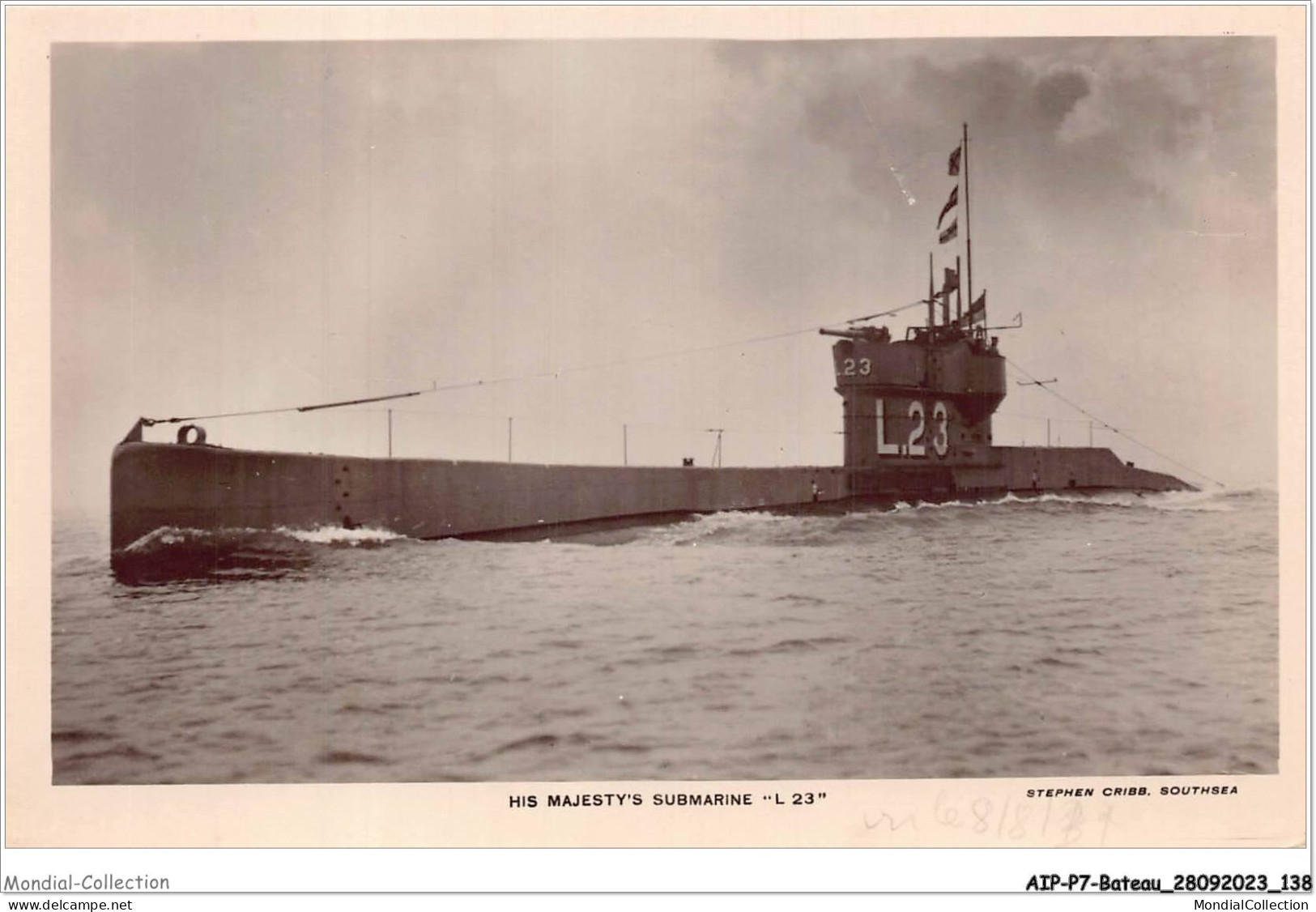 AIPP7-0758 - BATEAU - HIS MAJESTY'S SUBMARINE  - Submarines