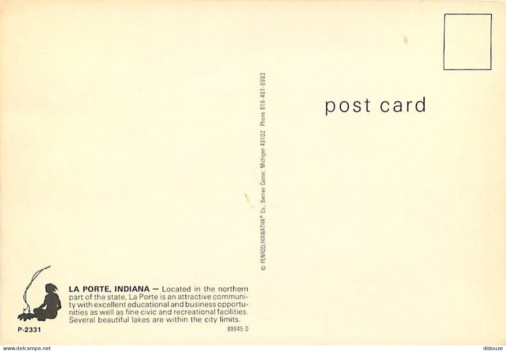 Etats Unis - La Porte - Longue Rue - Automobiles - Etat De L'Indiana - Indiana State - CPM - Voir Scans Recto-Verso - Otros & Sin Clasificación