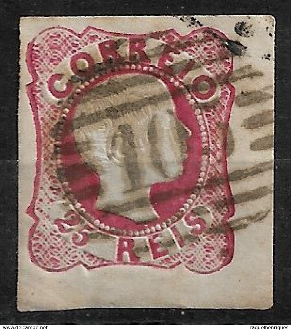 PORTUGAL 1856-58 D. PEDRO V 25R CARIMBO (NP#94-P16-L8) - Gebraucht