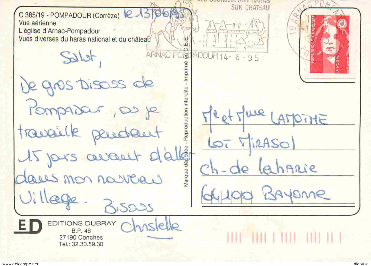 19 - Pompadour - Multivues - Blasons - CPM - Voir Scans Recto-Verso - Arnac Pompadour