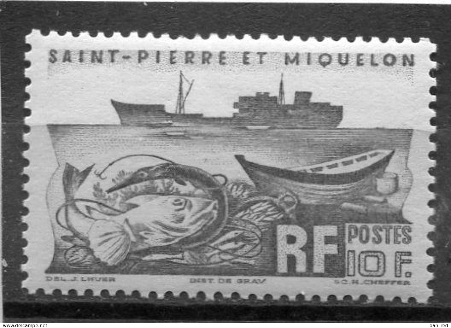 SAINT-PIERRE ET MIQUELON N° 340 ** (Y&T) (Neuf) - Unused Stamps